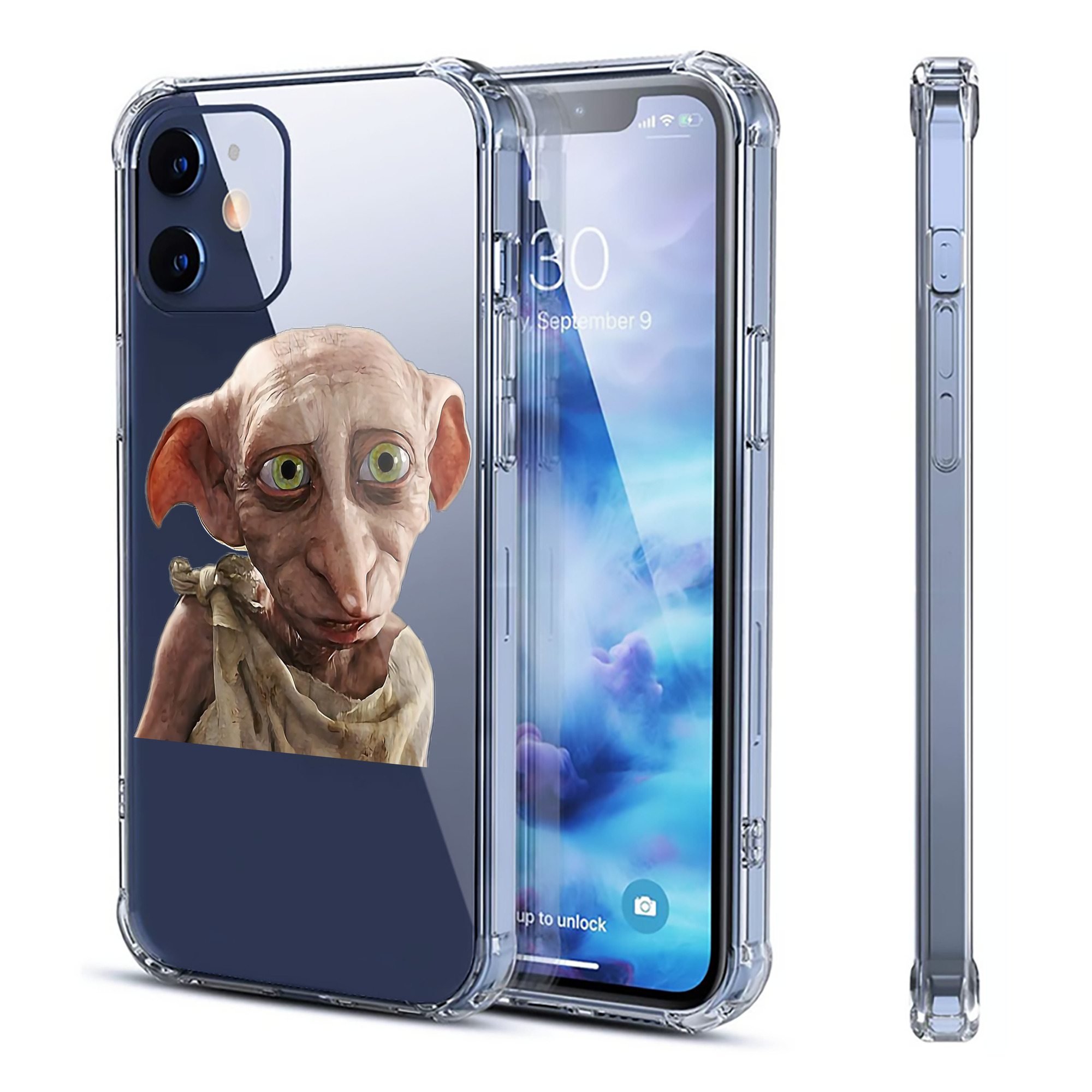 （画像用） Harry Potter ハリー・ポッターシリーズ 【iPhone 12シリーズ対応】透明スマホケース（クリアソフトケース）